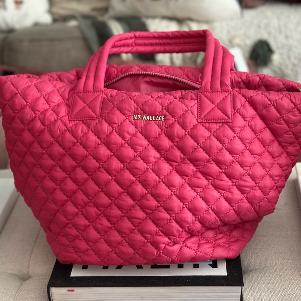 MZ Wallace Pink Metro Tote - Delux Version